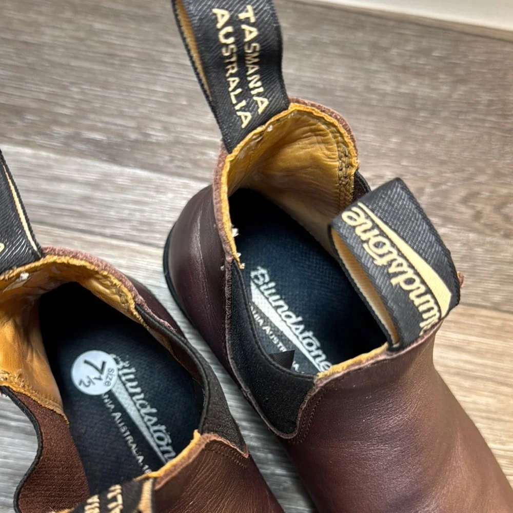 Blundstone Brown / bronze Ankle Boots woman’s 7.5 (s14) - Picture 10 of 11